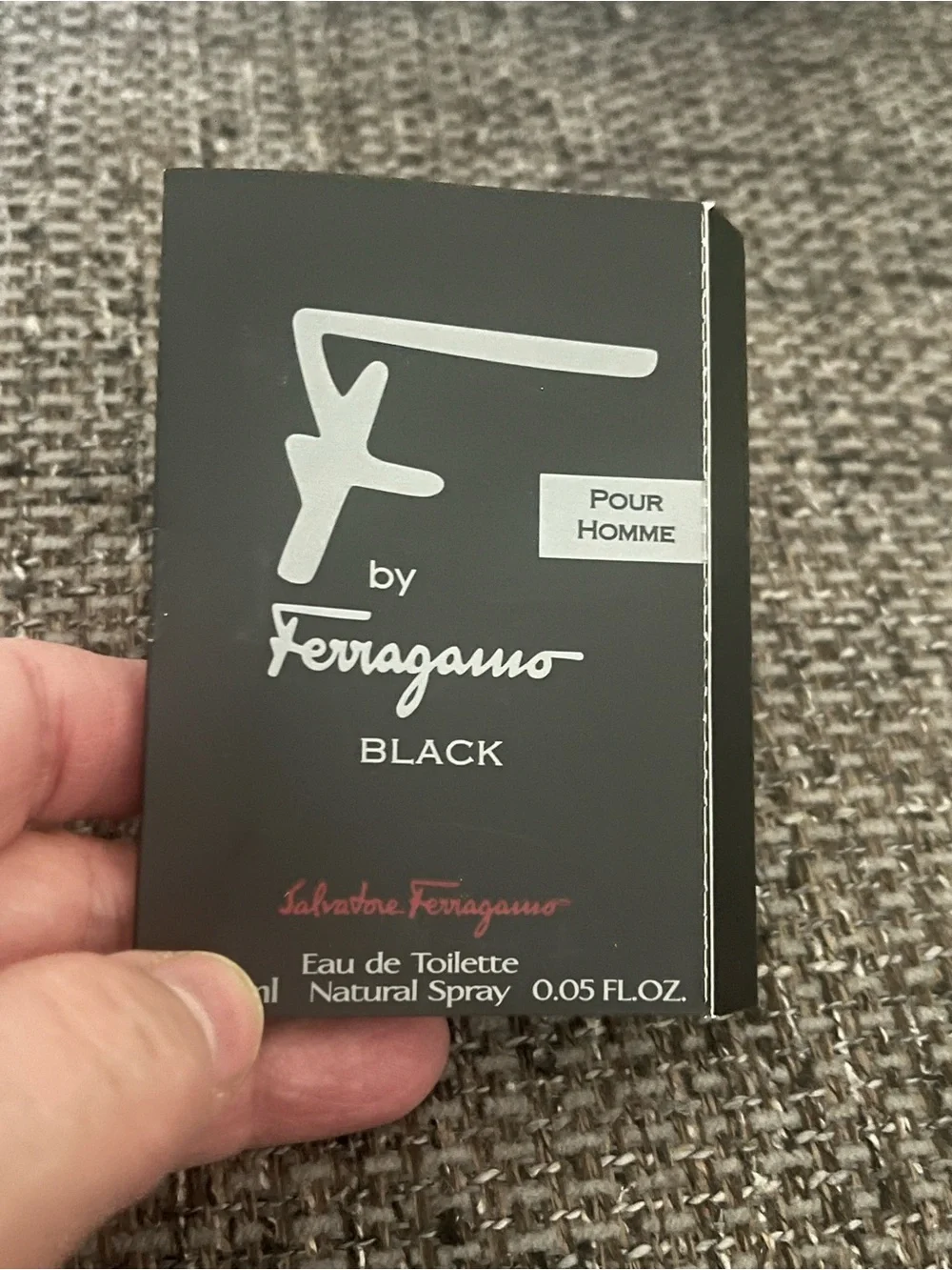 Salvatore Ferragamo Black Pour Homme